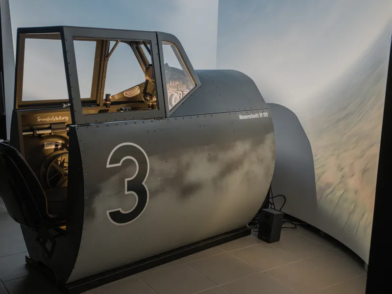 Letecký simulátor stíhačky Messerschmitt Bf109