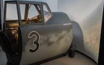 Letecký simulátor stíhačky Messerschmitt Bf109