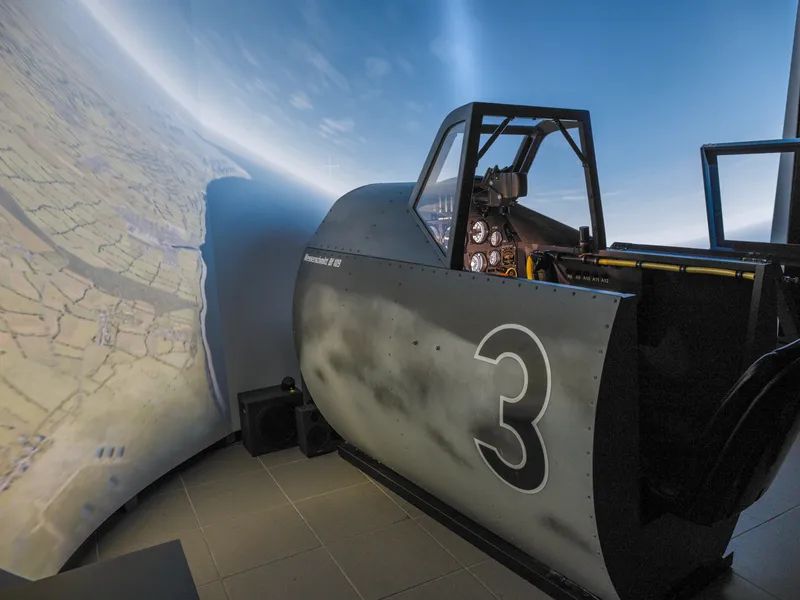 Letecký simulátor stíhačky Messerschmitt Bf109