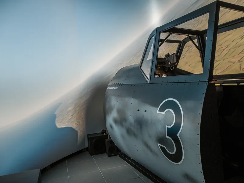Letecký simulátor stíhačky Messerschmitt Bf109
