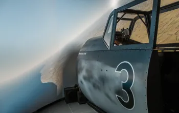 Letecký simulátor stíhačky Messerschmitt Bf109