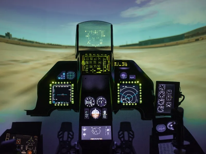 Letecký simulátor stíhačky F16