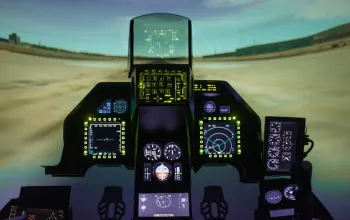Letecký simulátor stíhačky F16