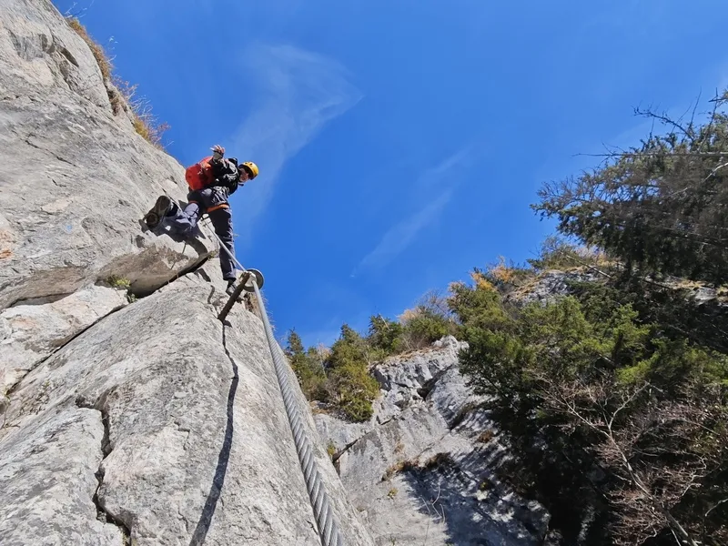 Dvě ferraty, jeden den plný adrenalinu