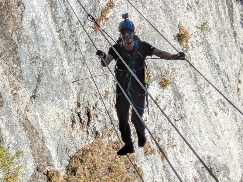 Dvě ferraty, jeden den plný adrenalinu