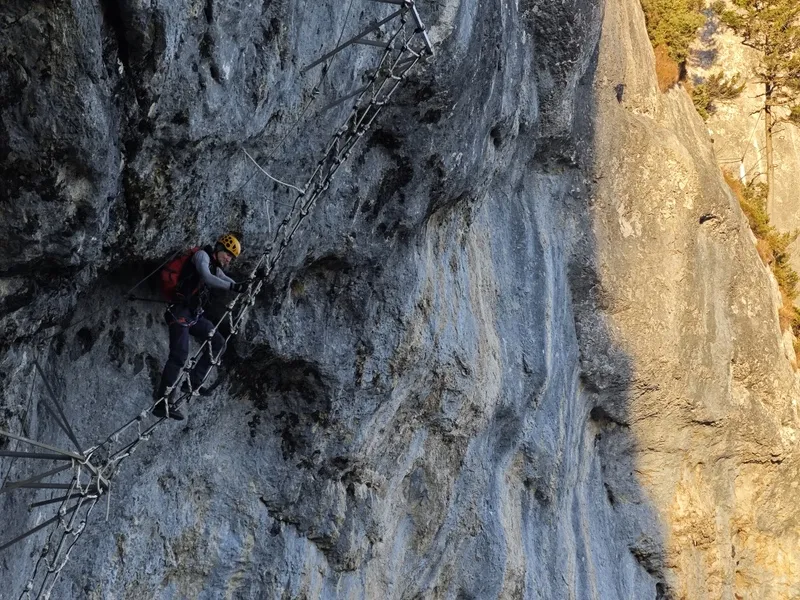 Dvě ferraty, jeden den plný adrenalinu