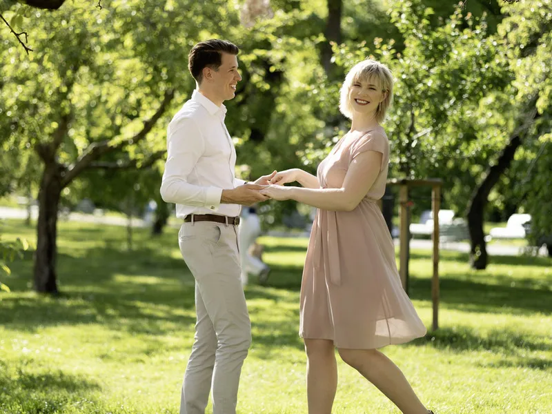 Romantické párové focení v přírodě nebo ve městě