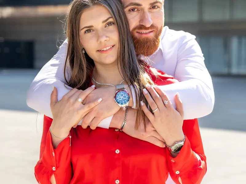 Romantické párové focení v přírodě nebo ve městě