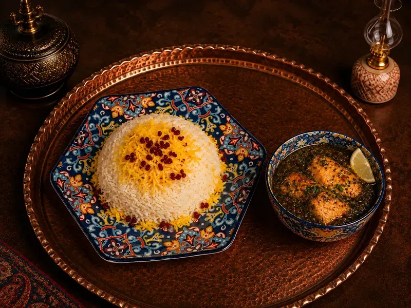 Degustační perské menu v restauraci Saffron Persian Food