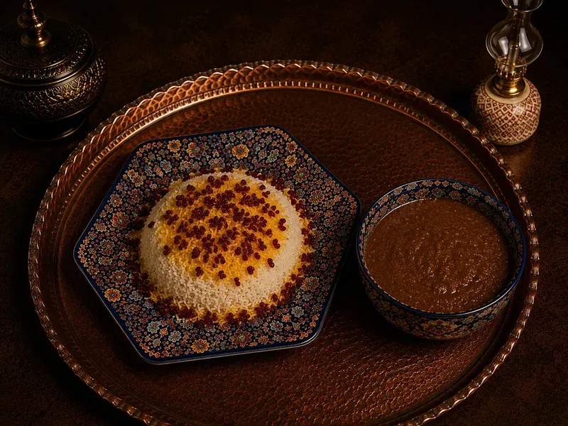 Degustační perské menu v restauraci Saffron Persian Food