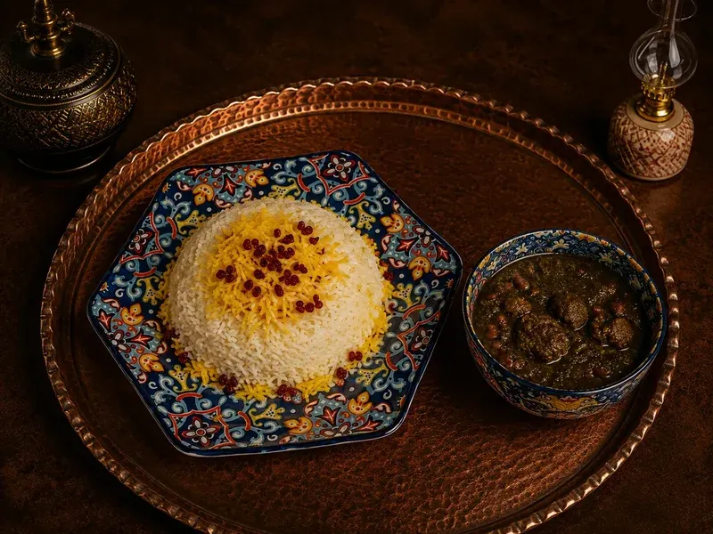 Degustační perské menu v restauraci Saffron Persian Food