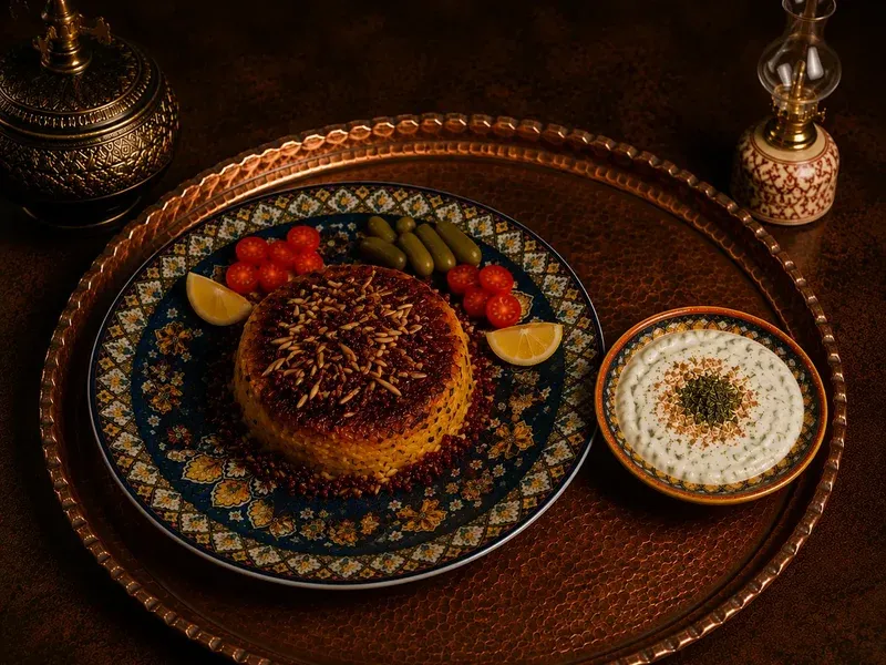 Degustační perské menu v restauraci Saffron Persian Food