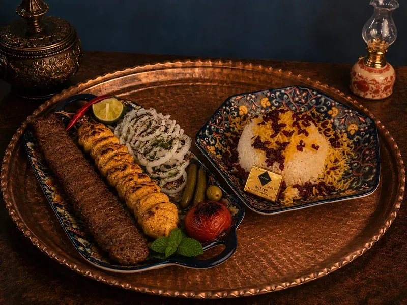 Degustační perské menu v restauraci Saffron Persian Food
