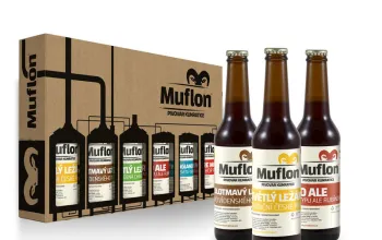 Degustační set piva Muflon – 6× 0,33 l – dárek a zážitek