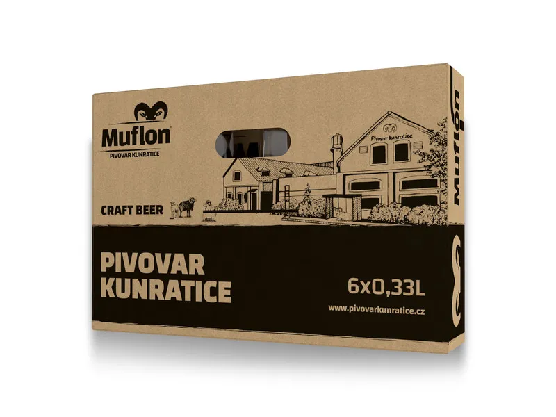 Degustační set piva Muflon – 6× 0,33 l