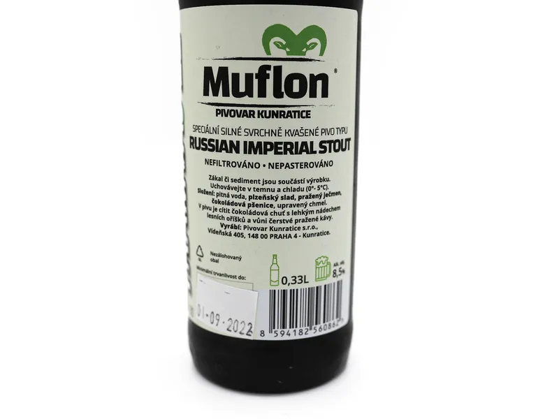 Degustační set piva Muflon – 6× 0,33 l