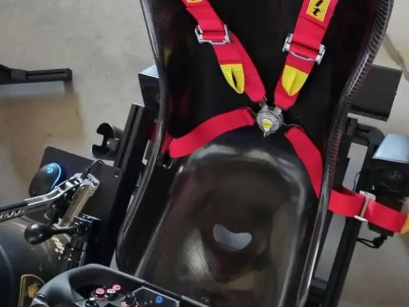 Profesionální závodní simulátor plný adrenalinu