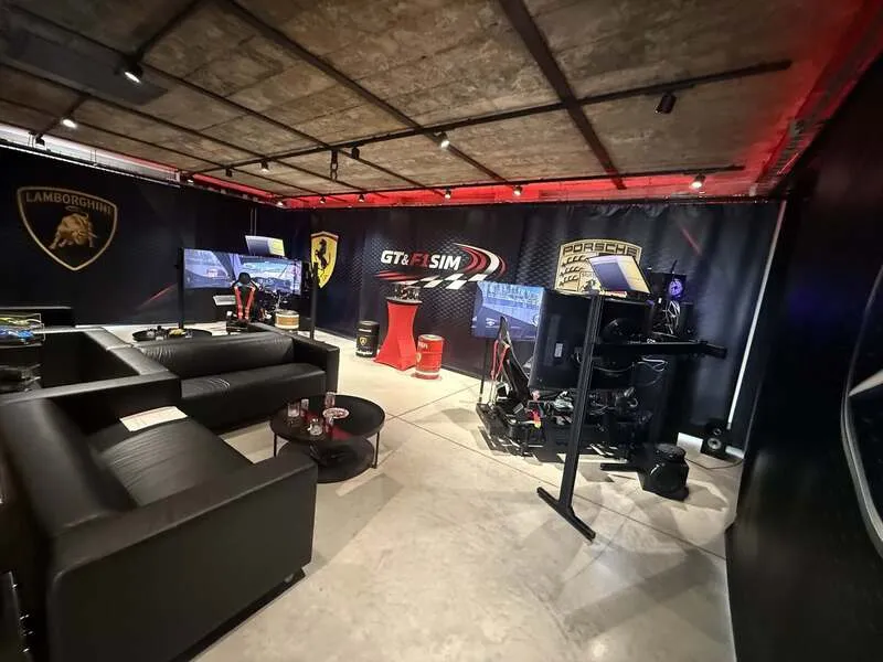 Profesionální závodní simulátor plný adrenalinu