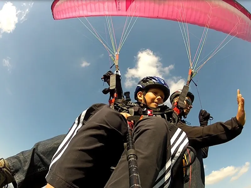 Tandem paragliding po celé ČR jako dárek