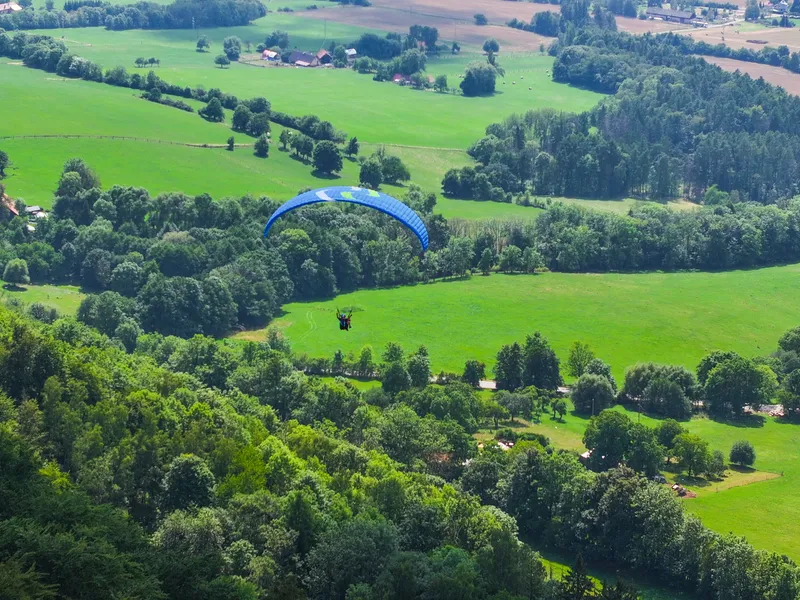 Tandem paragliding po celé ČR jako dárek