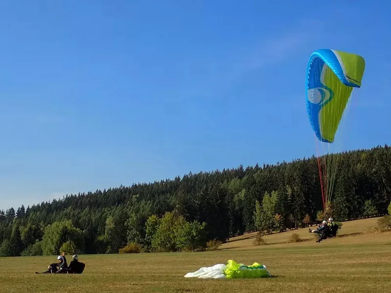 Tandem paragliding po celé ČR jako dárek