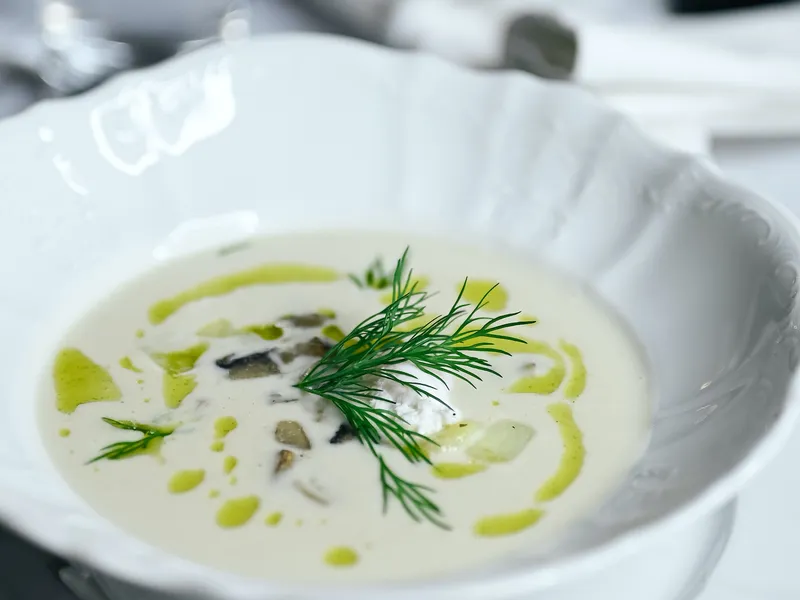 Čtyřchodové menu v restauraci Chateau Ctěnice