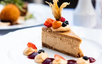 Čtyřchodové menu v restauraci Chateau Ctěnice