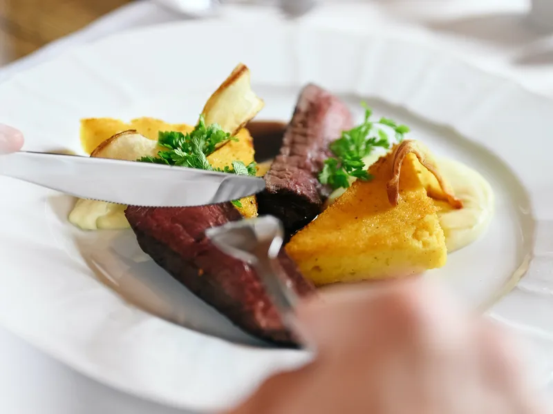 Čtyřchodové menu v restauraci Chateau Ctěnice
