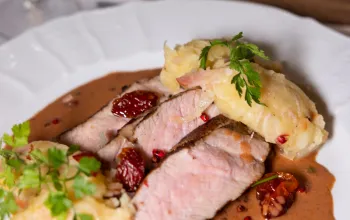 Čtyřchodové menu v restauraci Rendlík