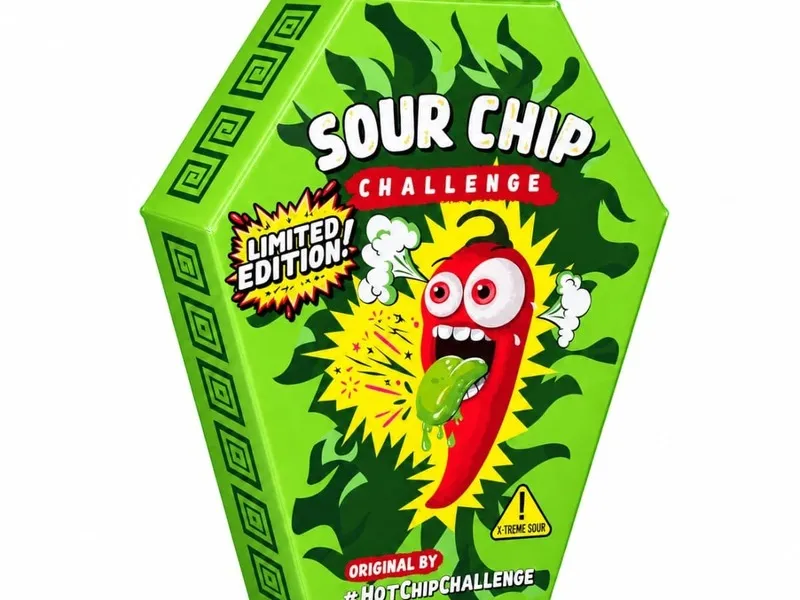 Nejkyselejší bonbon Sour Chip