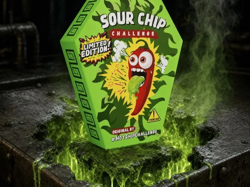 Nejkyselejší bonbon Sour Chip