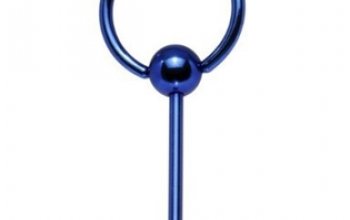 Piercing do jazyka s kruhem - PJ01007-K-16