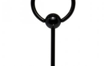Piercing do jazyka s kruhem - PJ01007-K-16