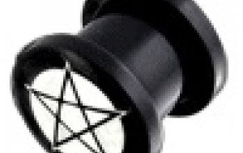 Šroubovací akrylátový plug do ucha - PL01080-05B