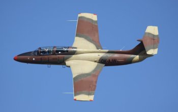 Let stíhačkou L-29 Delfín