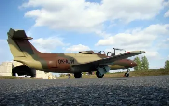 Let stíhačkou L-29 Delfín