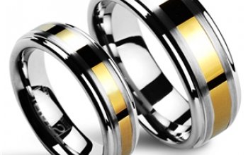 NUBIS® NWF1024 Dámský snubní prsten wolfram - velikost 50 - NWF1024-6-50
