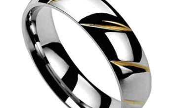 NUBIS® NSS3001 Dámský snubní prsten ocel -…