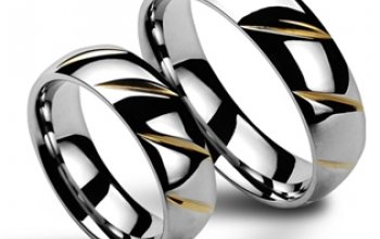 NUBIS® NSS3001 Dámský snubní prsten ocel -…