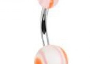 Piercing do pupíku - banánek - BA01046-WC