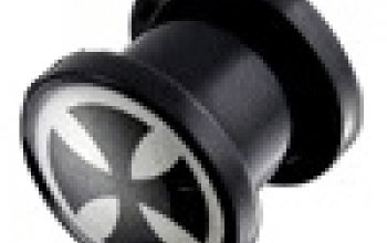 Šroubovací akrylátový plug do ucha - PL01080-08R