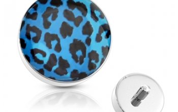 Microdermal - ozdobná část - vzor leopard - MD01038-O