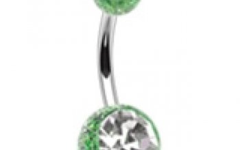 Piercing do pupíku - banánek - BA01072-CG