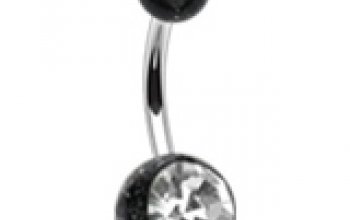 Piercing do pupíku - banánek - BA01072-CG