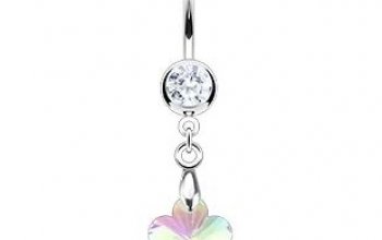 Piercing do pupíku - kytička - WP01297-P