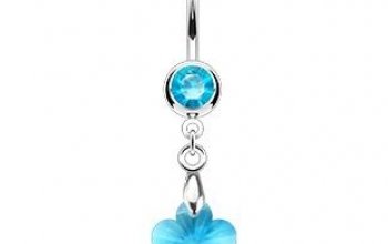 Piercing do pupíku - kytička - WP01297-P