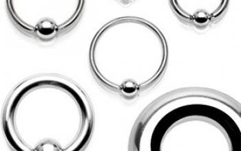 Piercing - kruh s kuličkou - K1015-16114