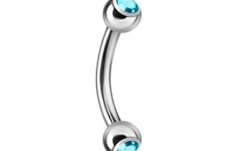Piercing do obočí 1,2 x 8 mm - OB01004-LB
