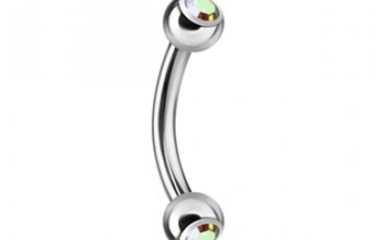 Piercing do obočí 1,2 x 8 mm - OB01004-LB