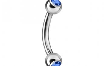 Piercing do obočí 1,2 x 8 mm - OB01004-LB